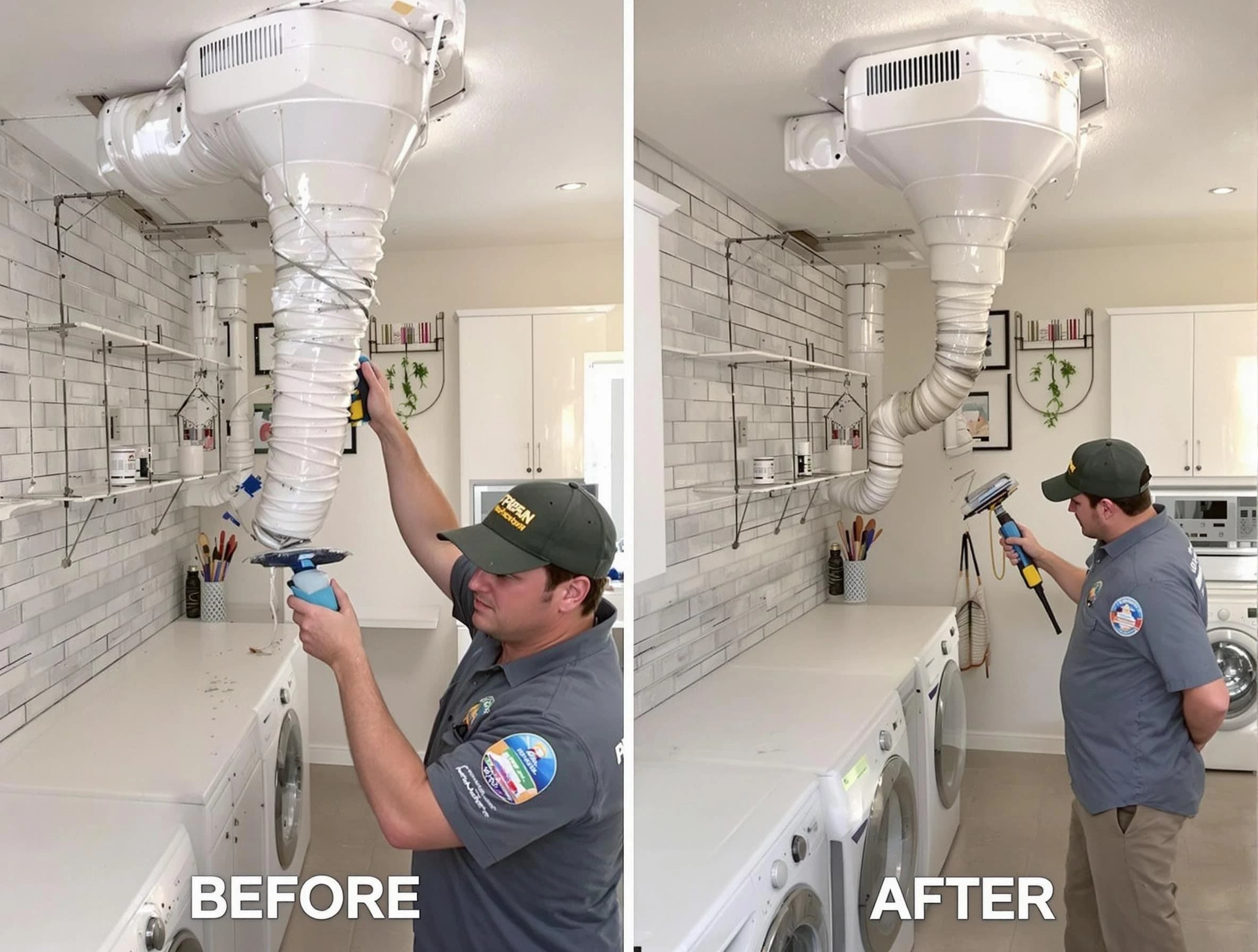 Professional dryer exhaust vent cleaning by Oneonta Dryer Vent Cleaning in Oneonta