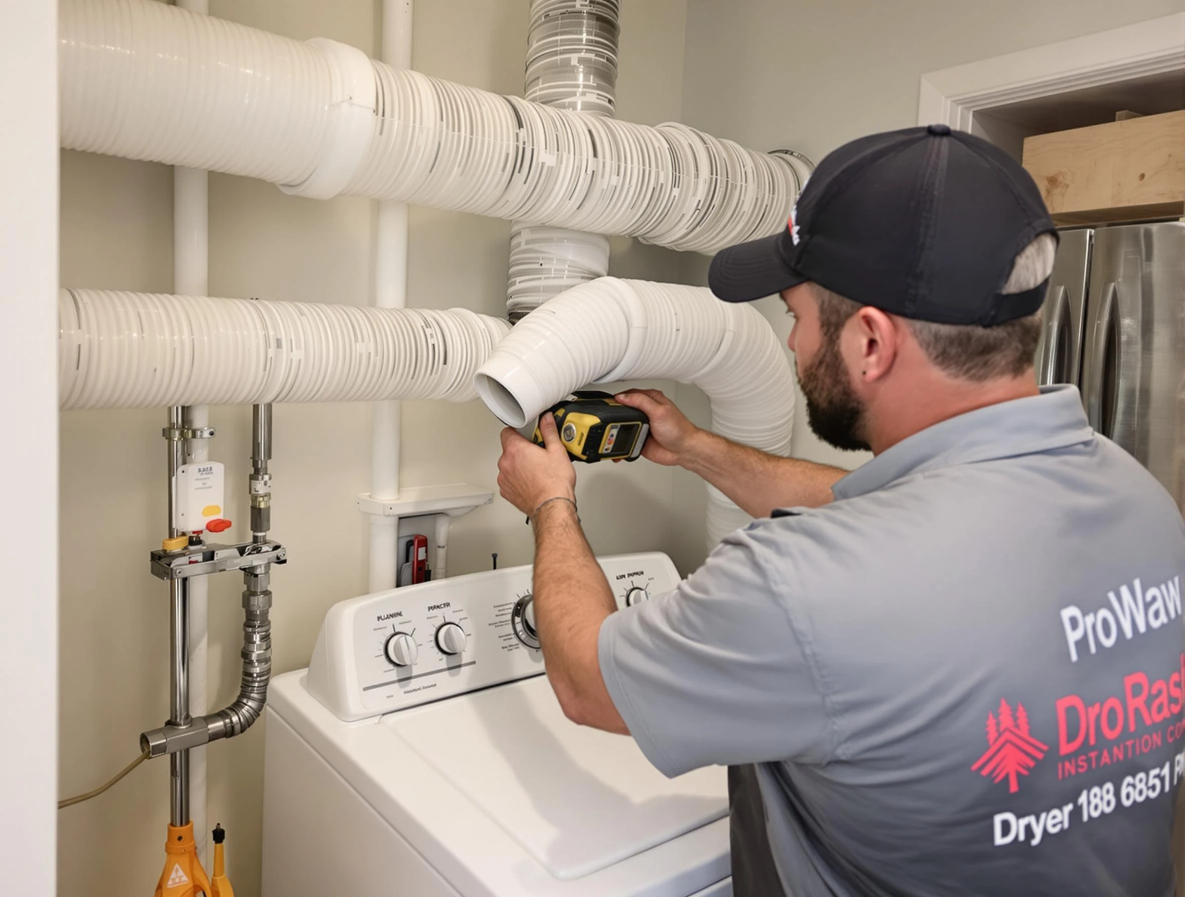 Professional dryer vent hose installation by Oneonta Dryer Vent Cleaning in Oneonta